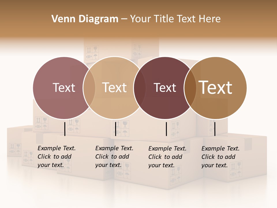 Merchandise Distribution Warehouse PowerPoint Template