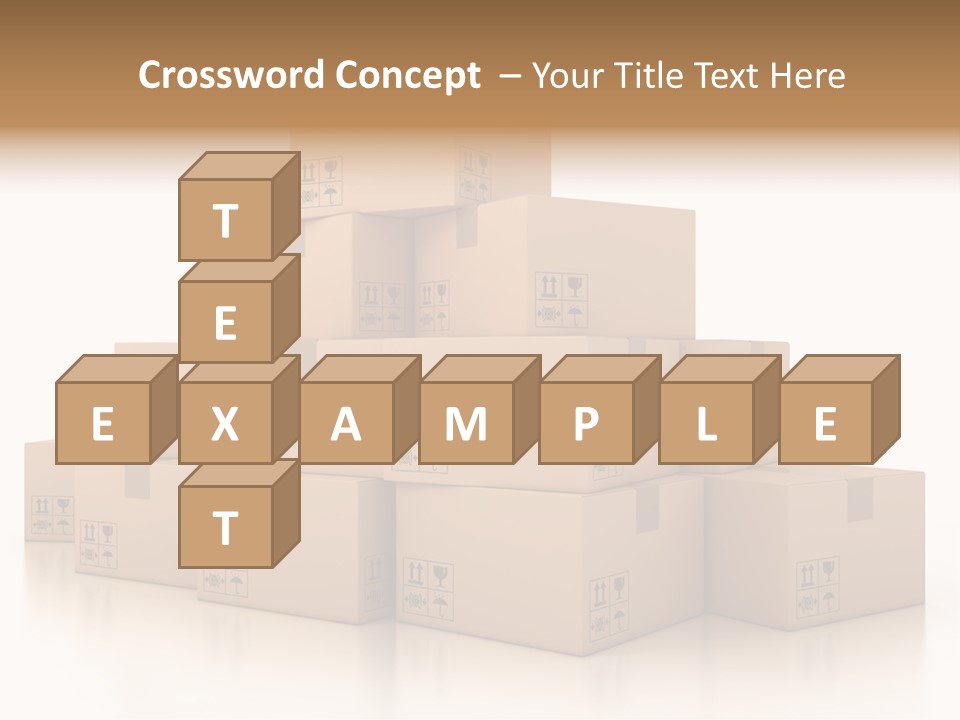 Merchandise Distribution Warehouse PowerPoint Template