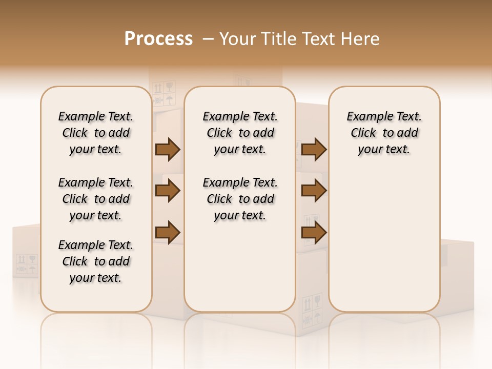 Merchandise Distribution Warehouse PowerPoint Template