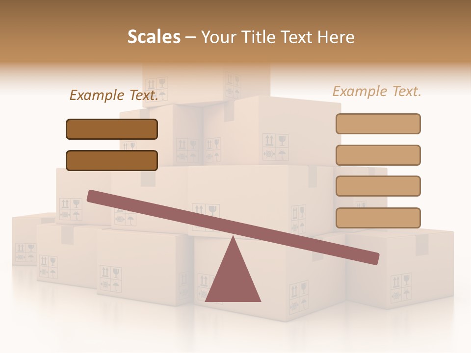 Merchandise Distribution Warehouse PowerPoint Template