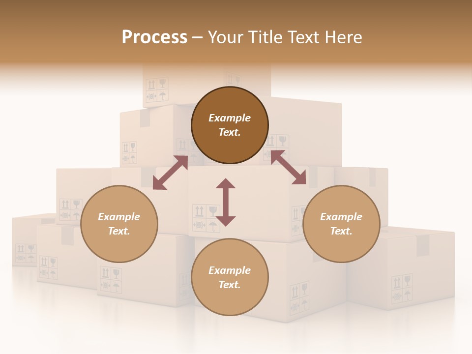 Merchandise Distribution Warehouse PowerPoint Template