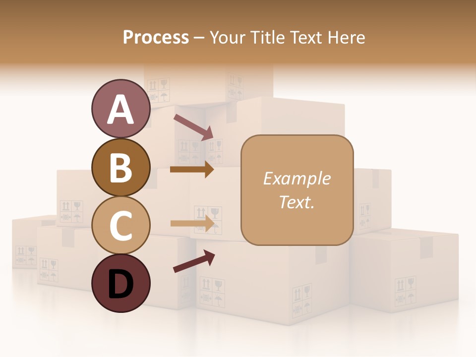 Merchandise Distribution Warehouse PowerPoint Template