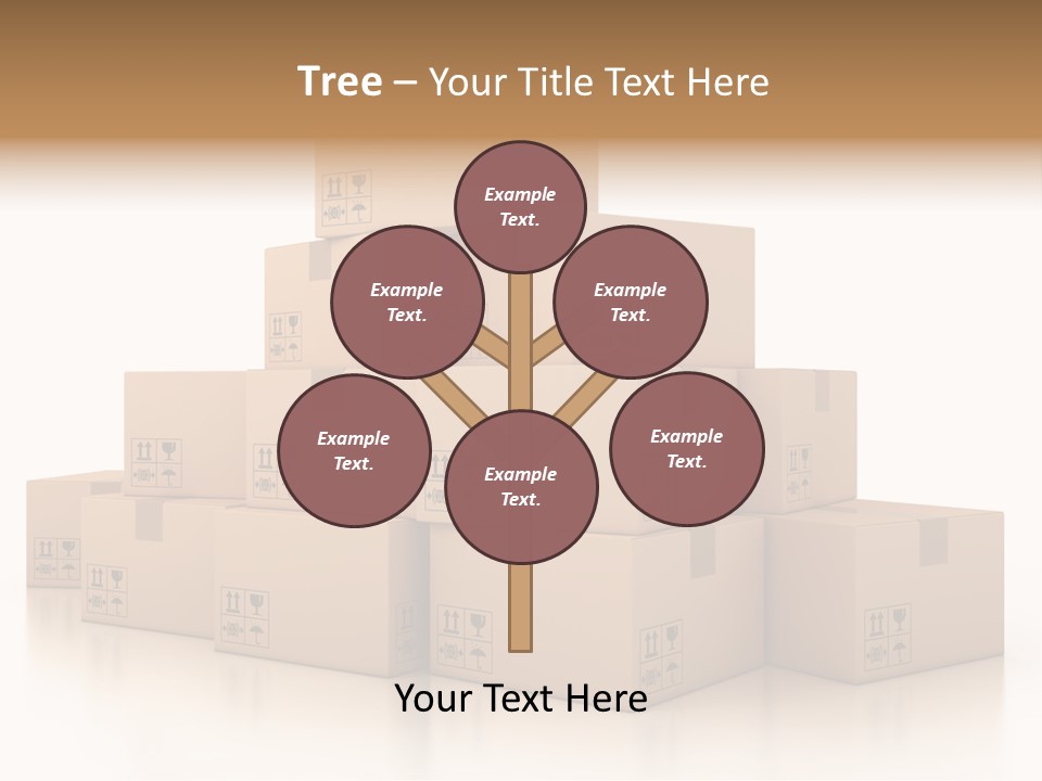 Merchandise Distribution Warehouse PowerPoint Template