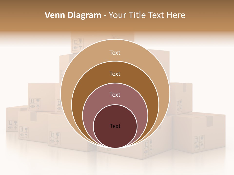 Merchandise Distribution Warehouse PowerPoint Template