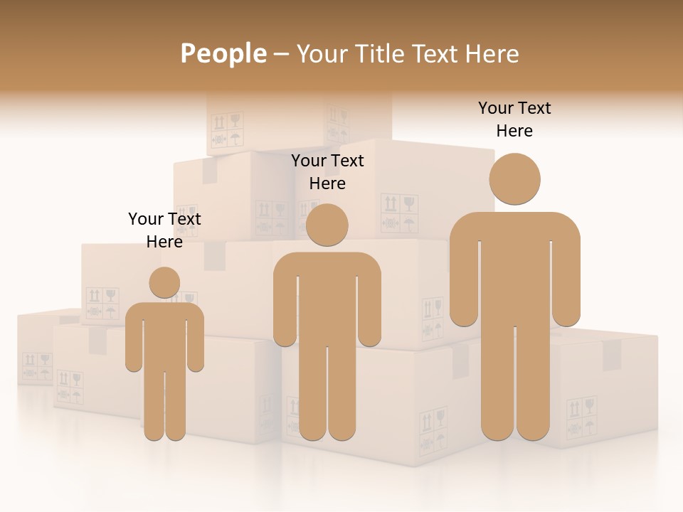 Merchandise Distribution Warehouse PowerPoint Template