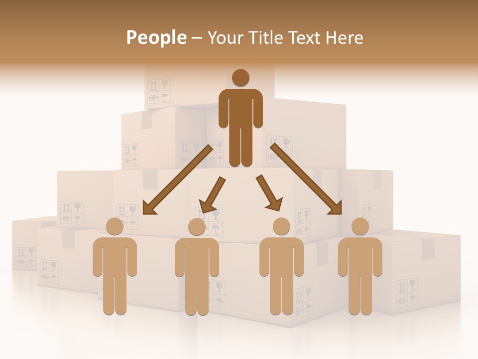 Merchandise Distribution Warehouse PowerPoint Template