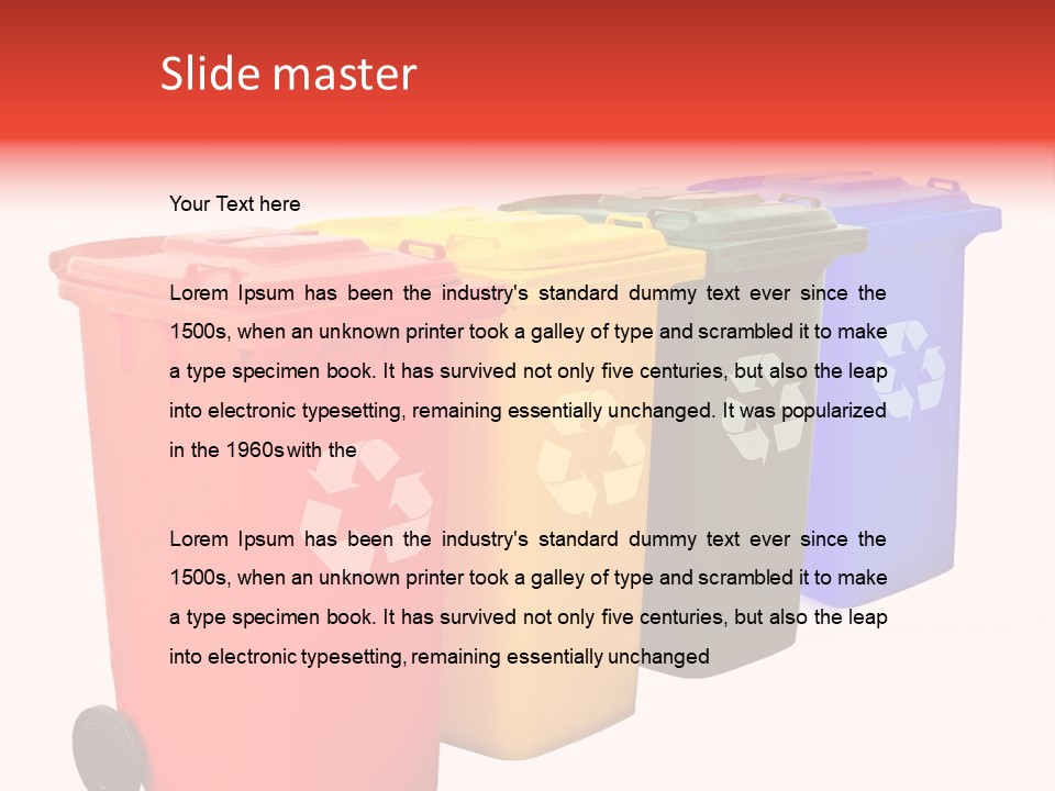 Rubbish Waste Cover PowerPoint Template