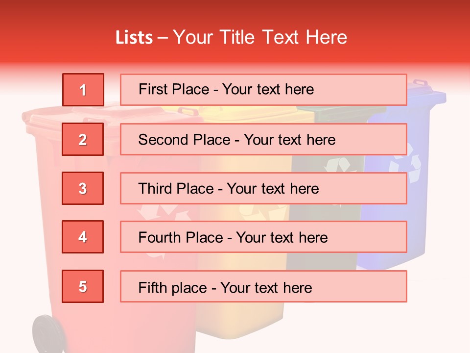 Rubbish Waste Cover PowerPoint Template