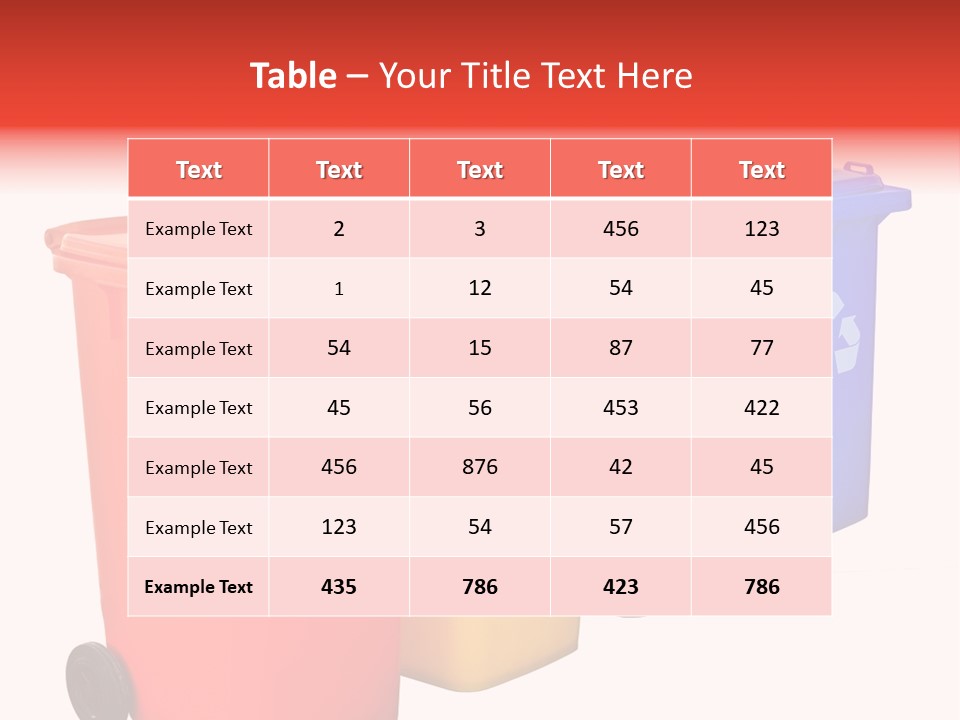 Rubbish Waste Cover PowerPoint Template