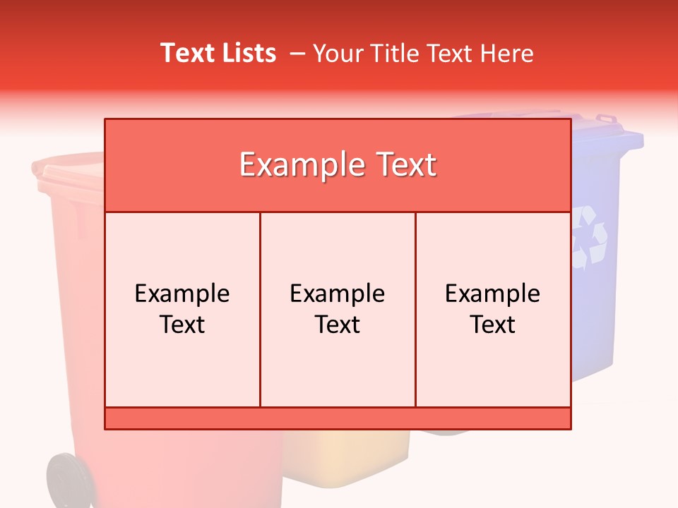 Rubbish Waste Cover PowerPoint Template