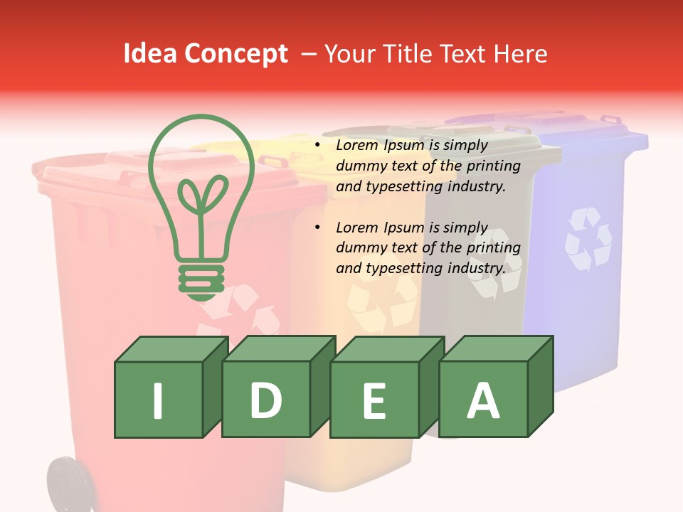 Rubbish Waste Cover PowerPoint Template