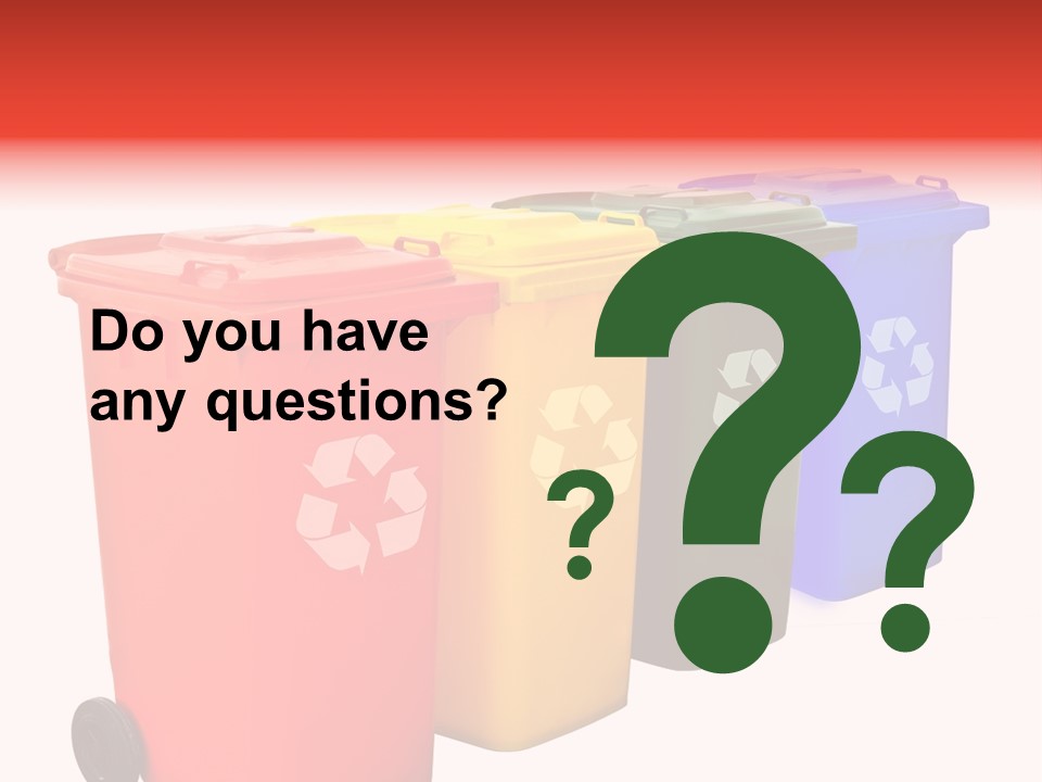 Rubbish Waste Cover PowerPoint Template