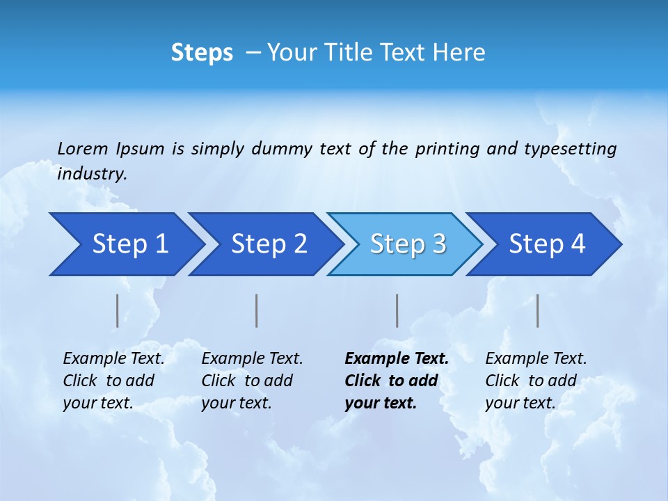 Sunbeam Brightly Color PowerPoint Template