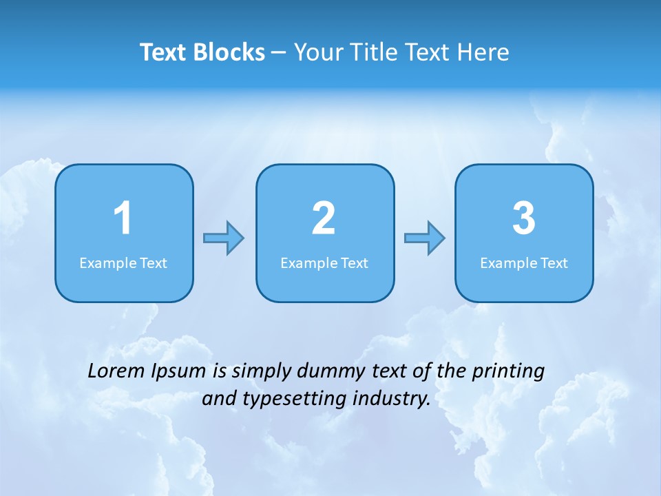 Sunbeam Brightly Color PowerPoint Template