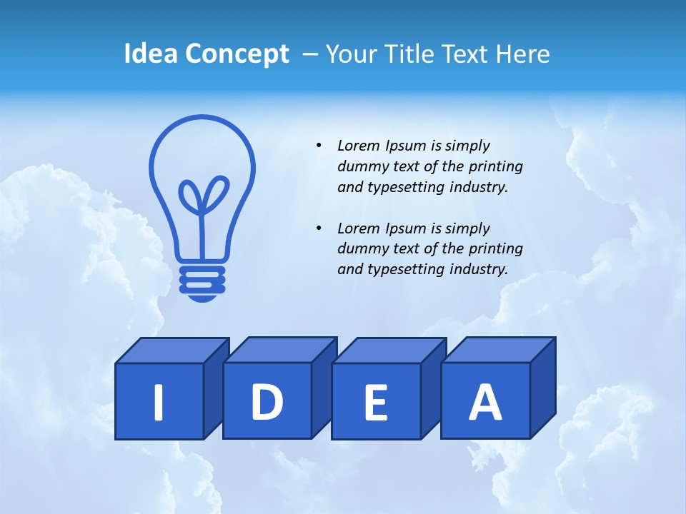 Sunbeam Brightly Color PowerPoint Template