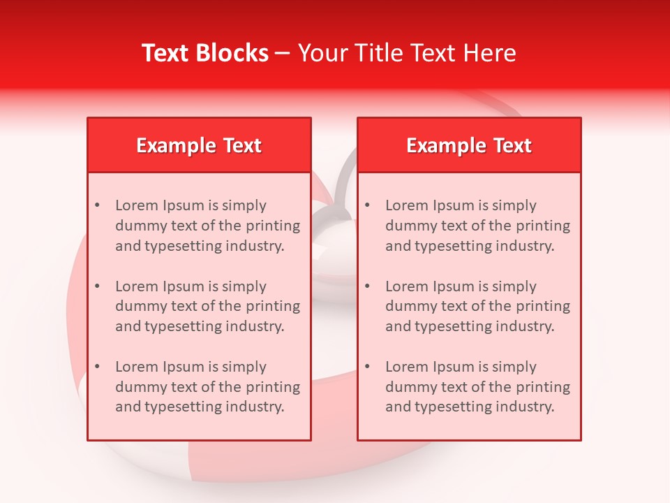 Disease Help Love PowerPoint Template