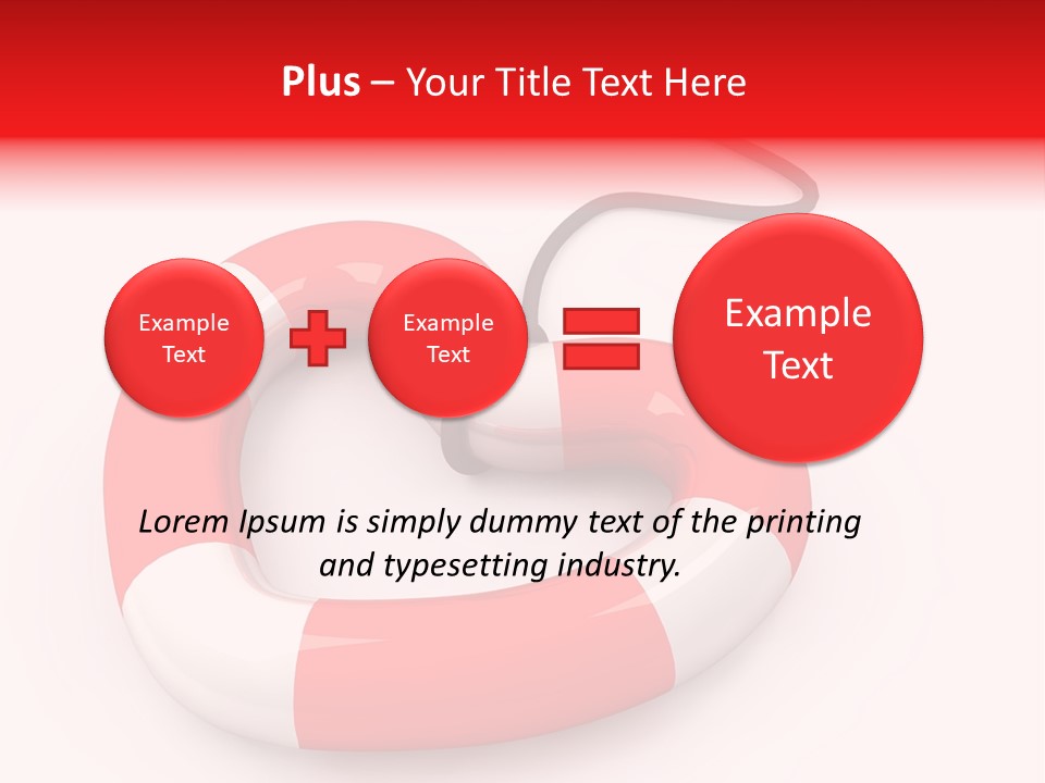 Disease Help Love PowerPoint Template