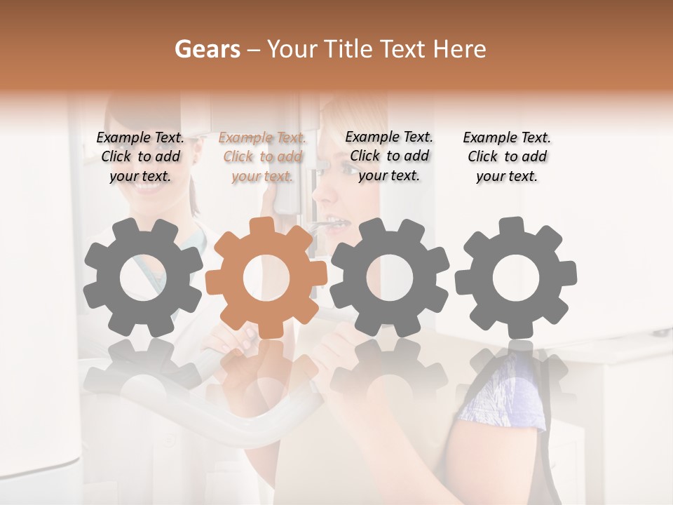 Women Operating Doctor PowerPoint Template