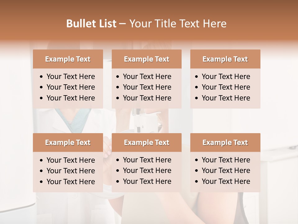 Women Operating Doctor PowerPoint Template