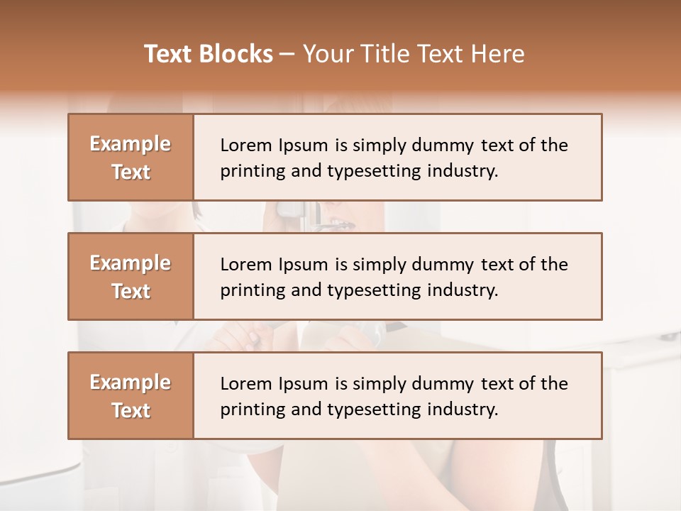 Women Operating Doctor PowerPoint Template