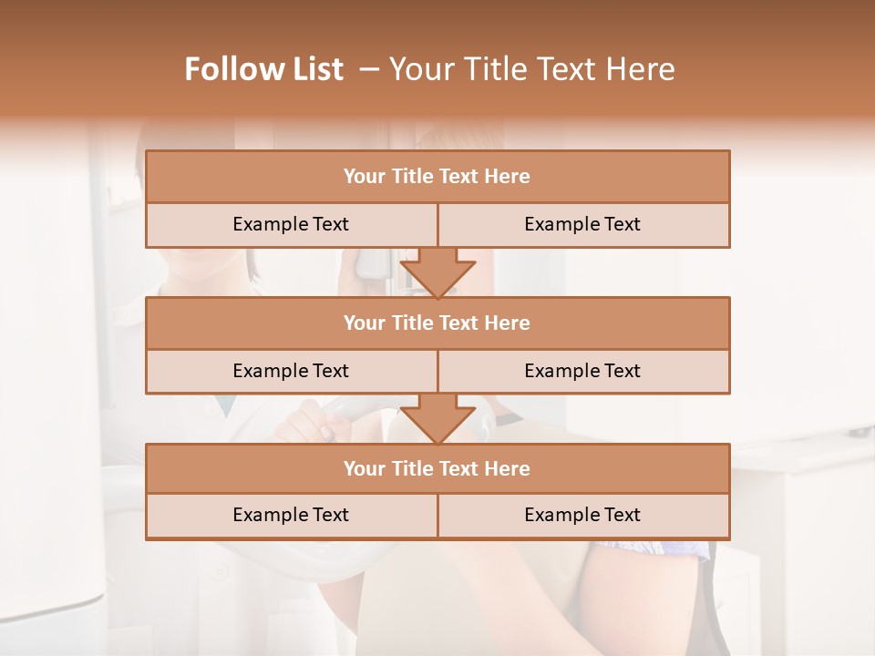 Women Operating Doctor PowerPoint Template