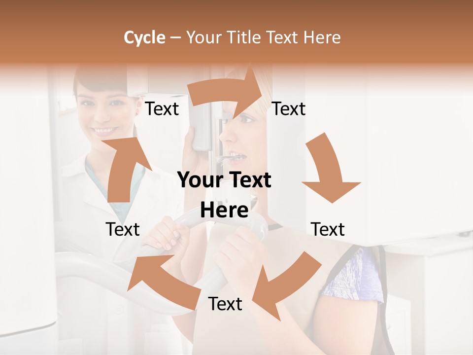 Women Operating Doctor PowerPoint Template