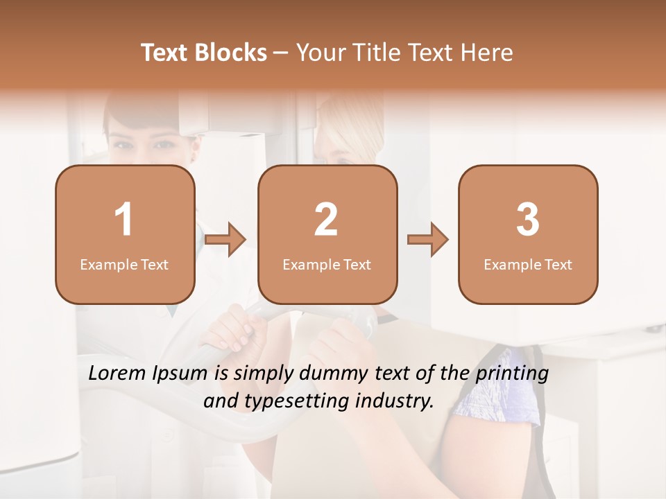 Women Operating Doctor PowerPoint Template