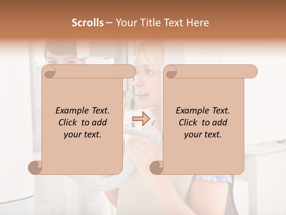 Women Operating Doctor PowerPoint Template