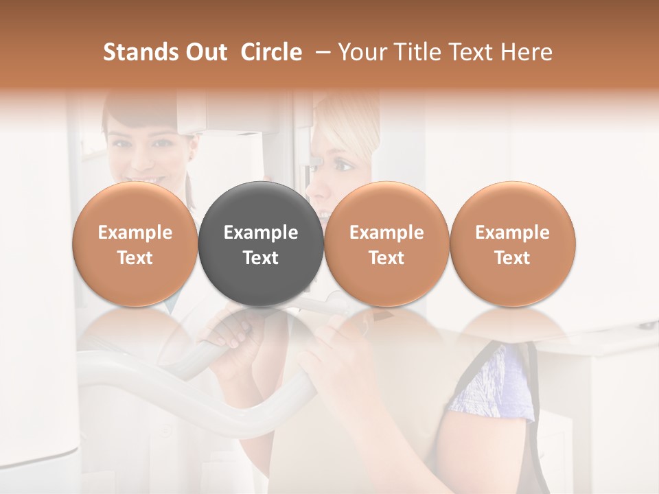 Women Operating Doctor PowerPoint Template