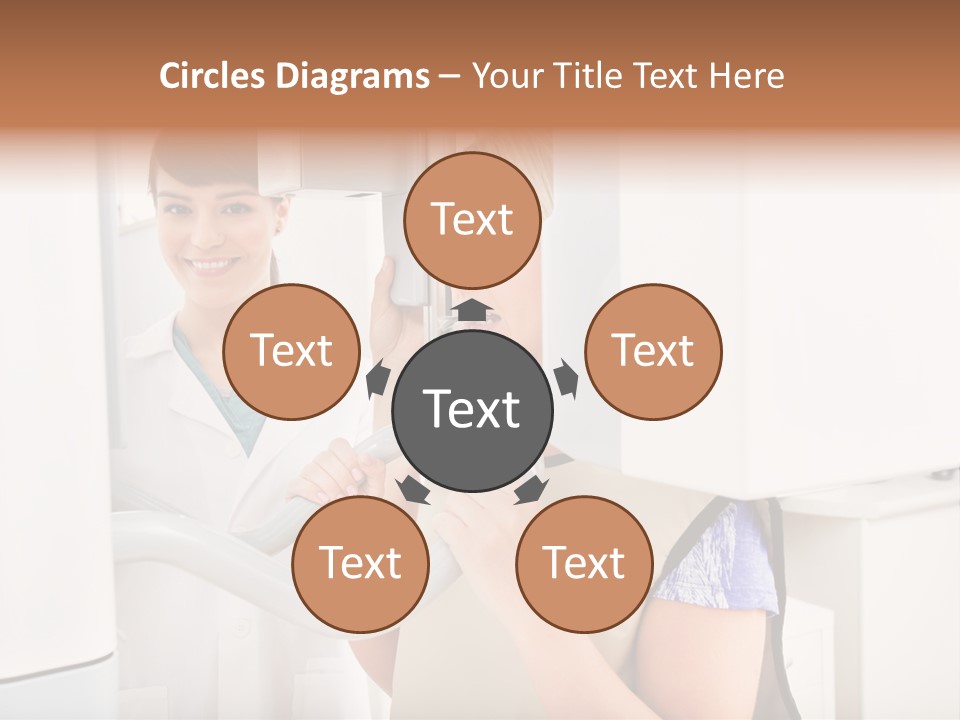 Women Operating Doctor PowerPoint Template