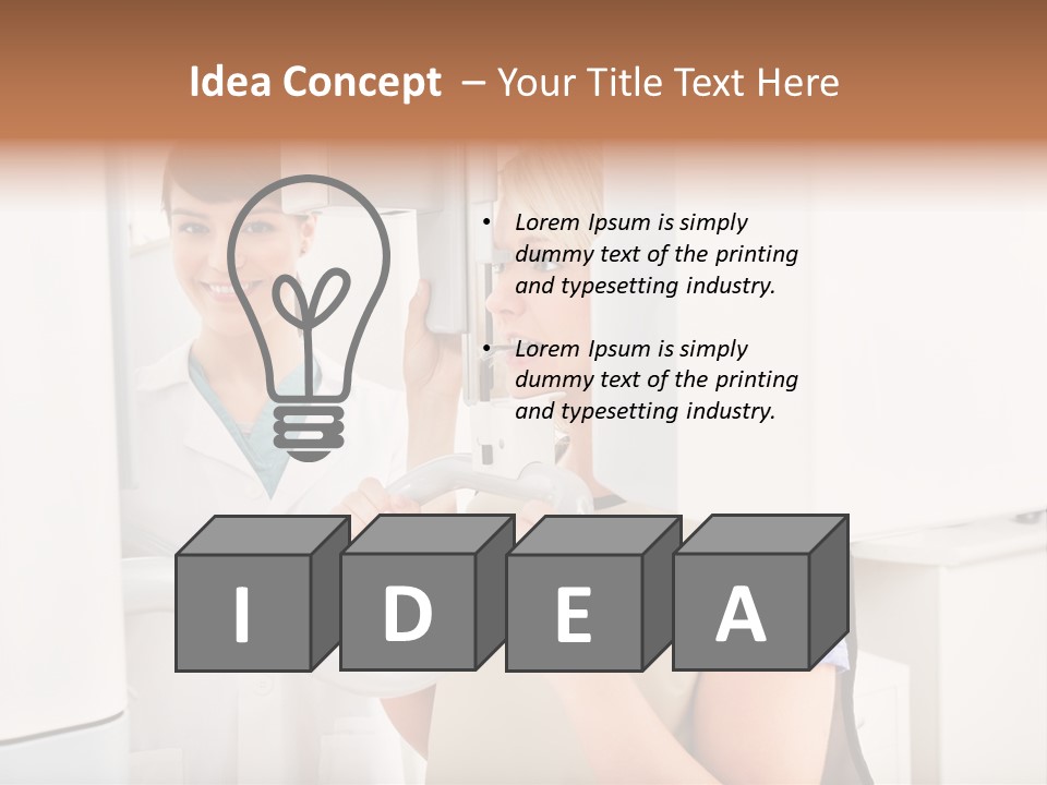 Women Operating Doctor PowerPoint Template