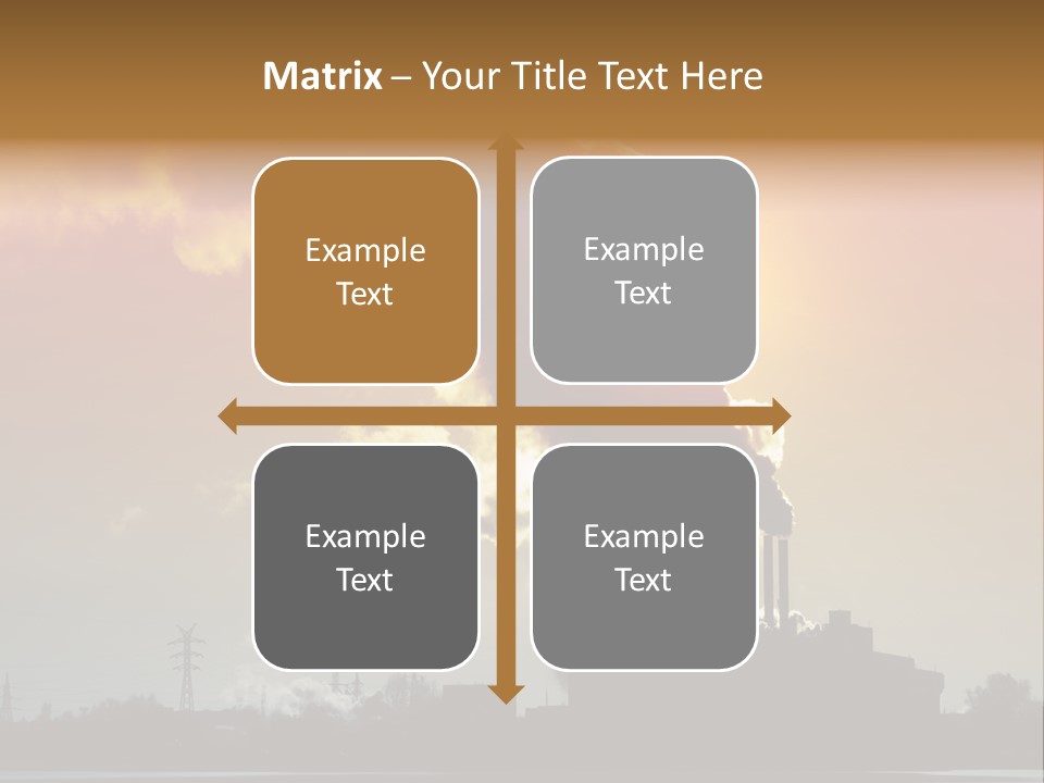 Sun Pipe Red PowerPoint Template