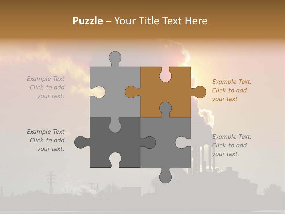 Sun Pipe Red PowerPoint Template