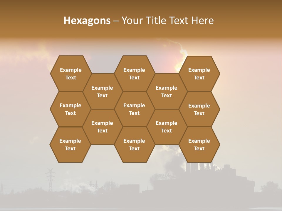 Sun Pipe Red PowerPoint Template