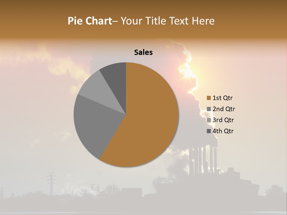 Sun Pipe Red PowerPoint Template