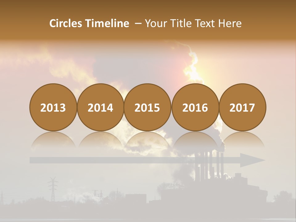 Sun Pipe Red PowerPoint Template