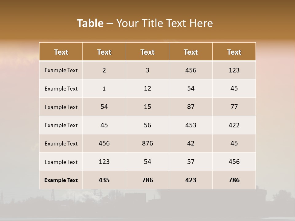 Sun Pipe Red PowerPoint Template