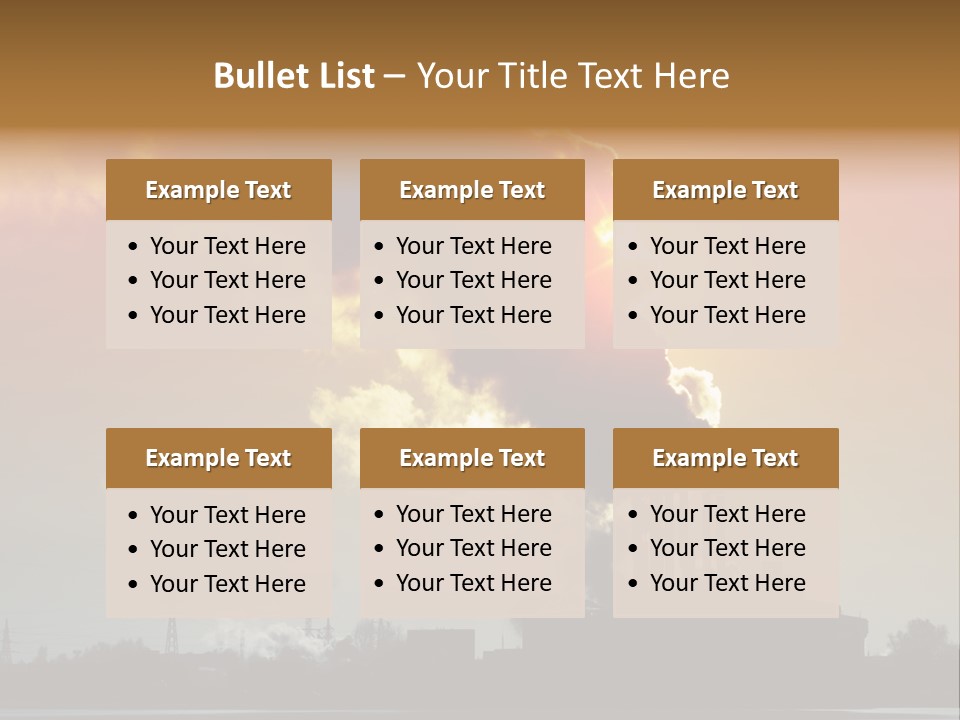 Sun Pipe Red PowerPoint Template