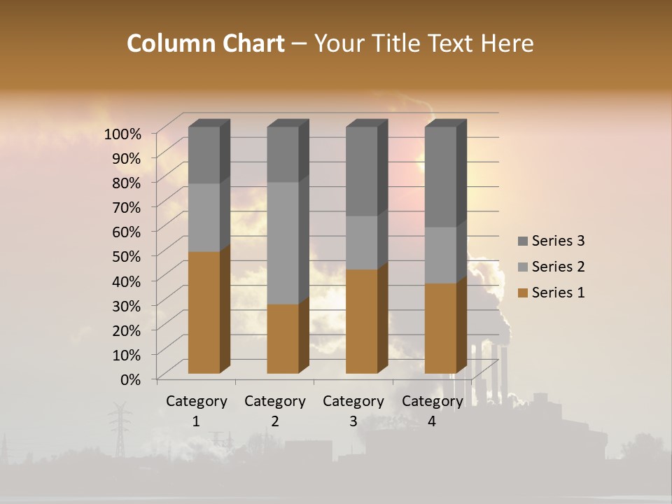 Sun Pipe Red PowerPoint Template