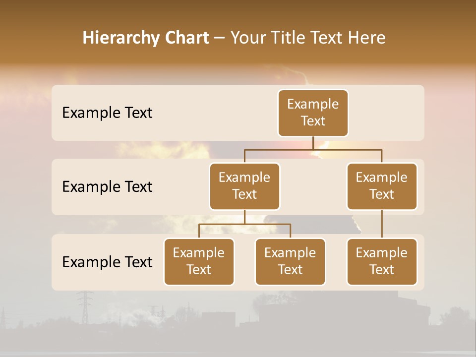 Sun Pipe Red PowerPoint Template