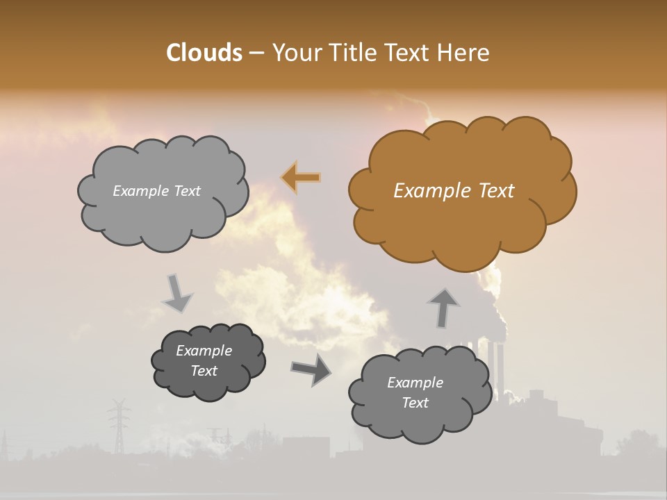 Sun Pipe Red PowerPoint Template