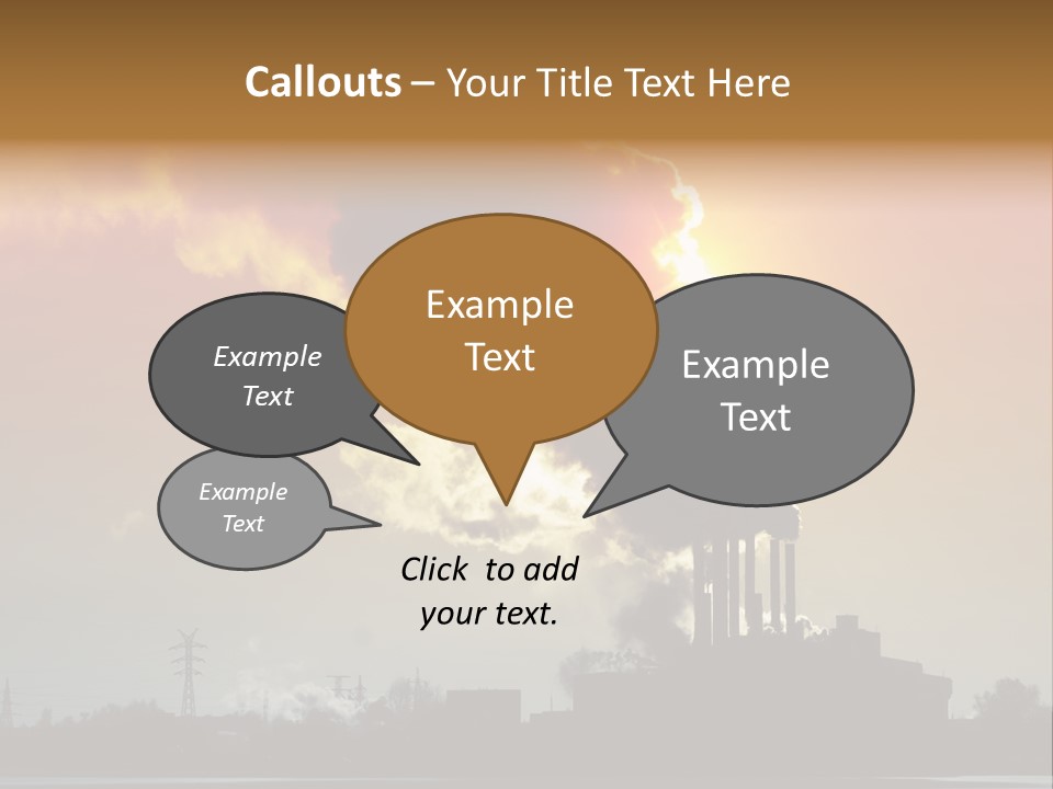 Sun Pipe Red PowerPoint Template