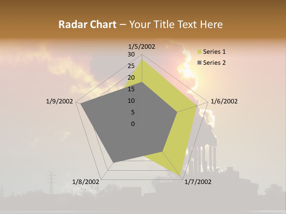 Sun Pipe Red PowerPoint Template