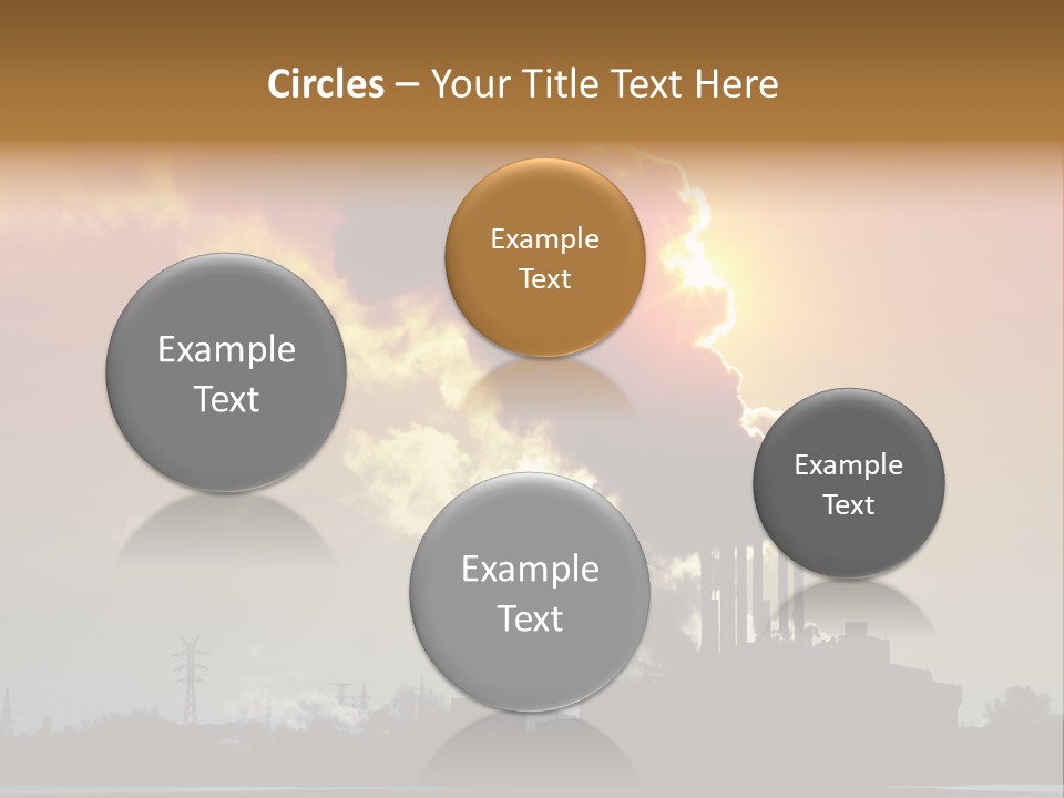 Sun Pipe Red PowerPoint Template
