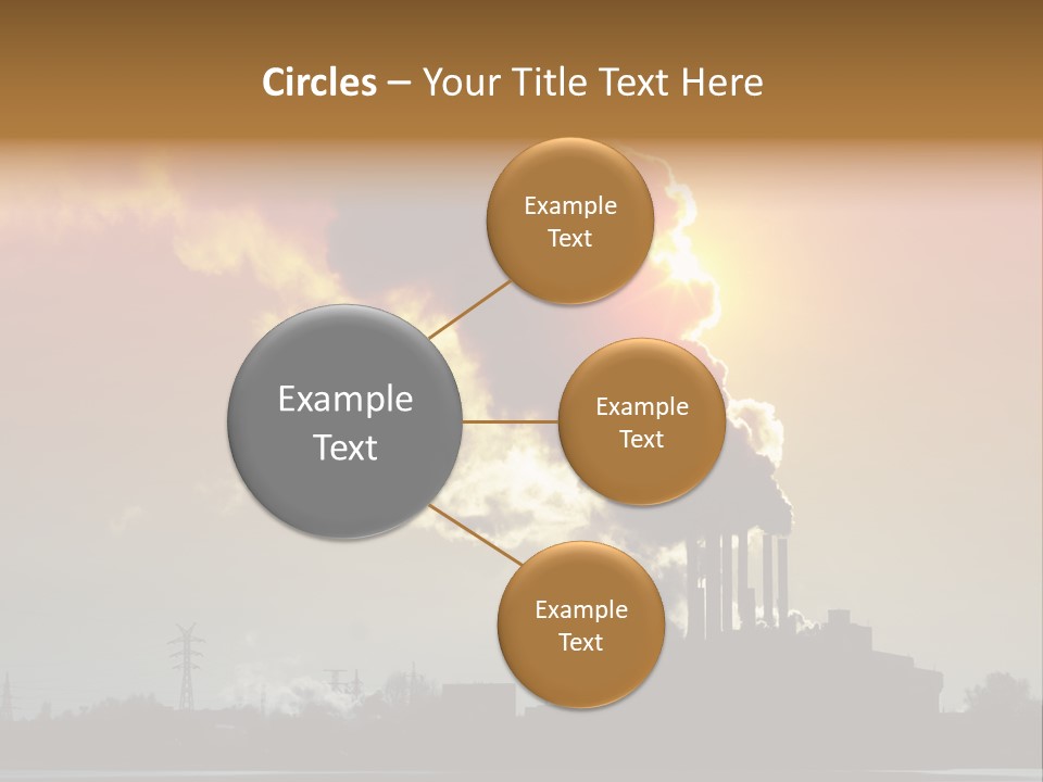 Sun Pipe Red PowerPoint Template