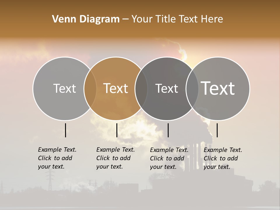 Sun Pipe Red PowerPoint Template
