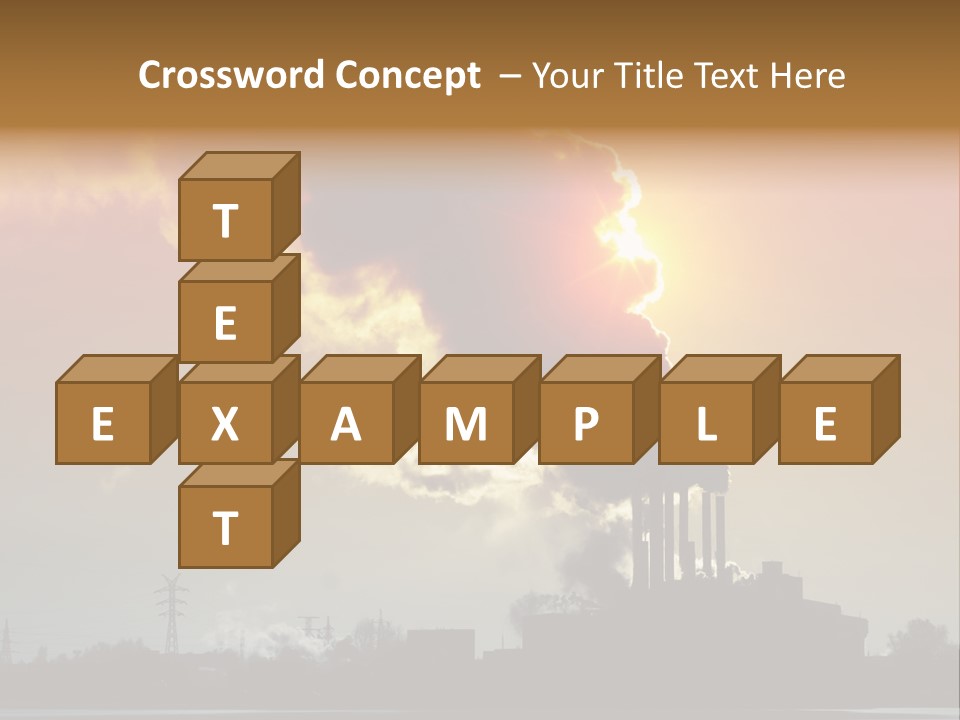 Sun Pipe Red PowerPoint Template
