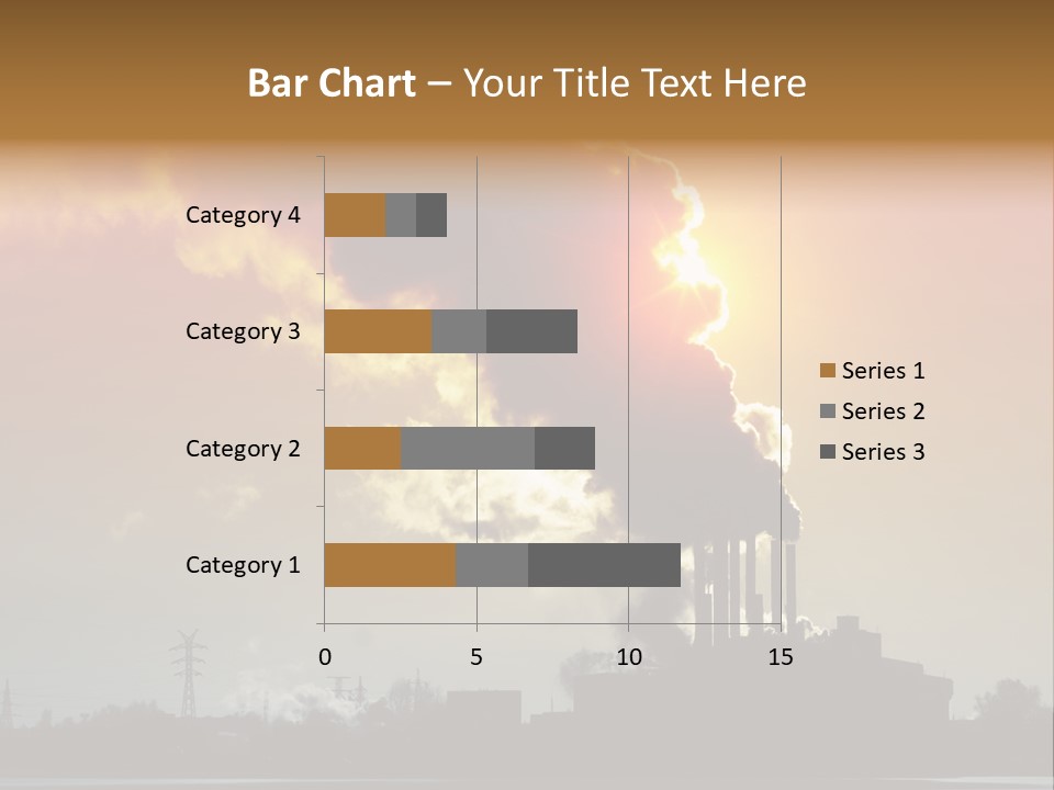 Sun Pipe Red PowerPoint Template