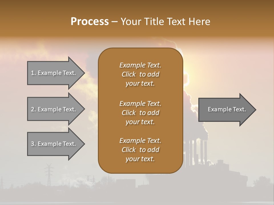 Sun Pipe Red PowerPoint Template