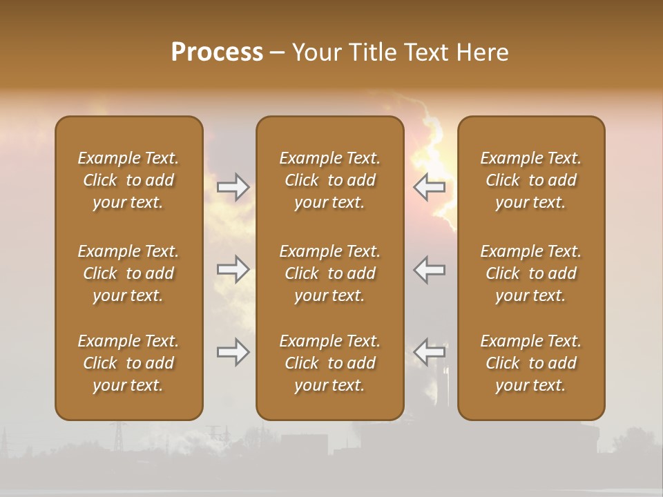Sun Pipe Red PowerPoint Template